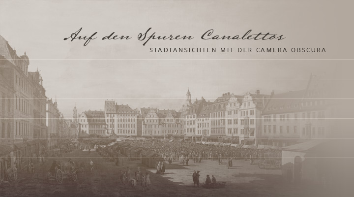 Der Altmarkt in Dresden von der Seegasse aus, 1750